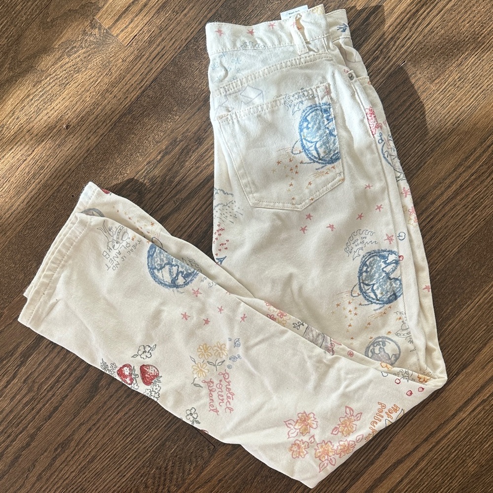 Reformation graphic denim